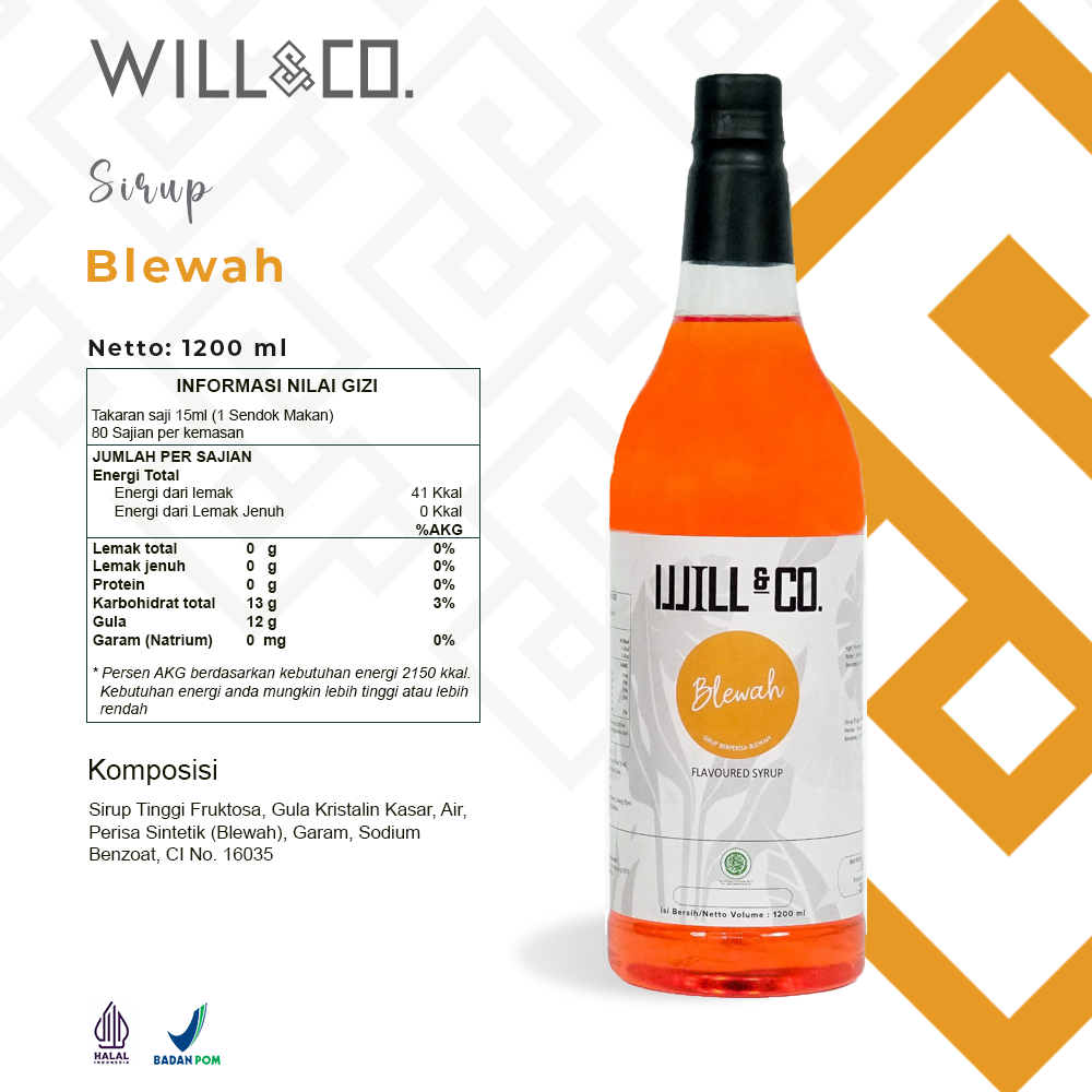 display 2 syrup blewah