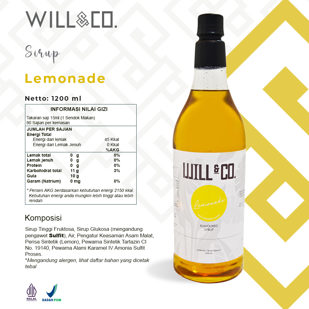 display 2 syrup lemonade