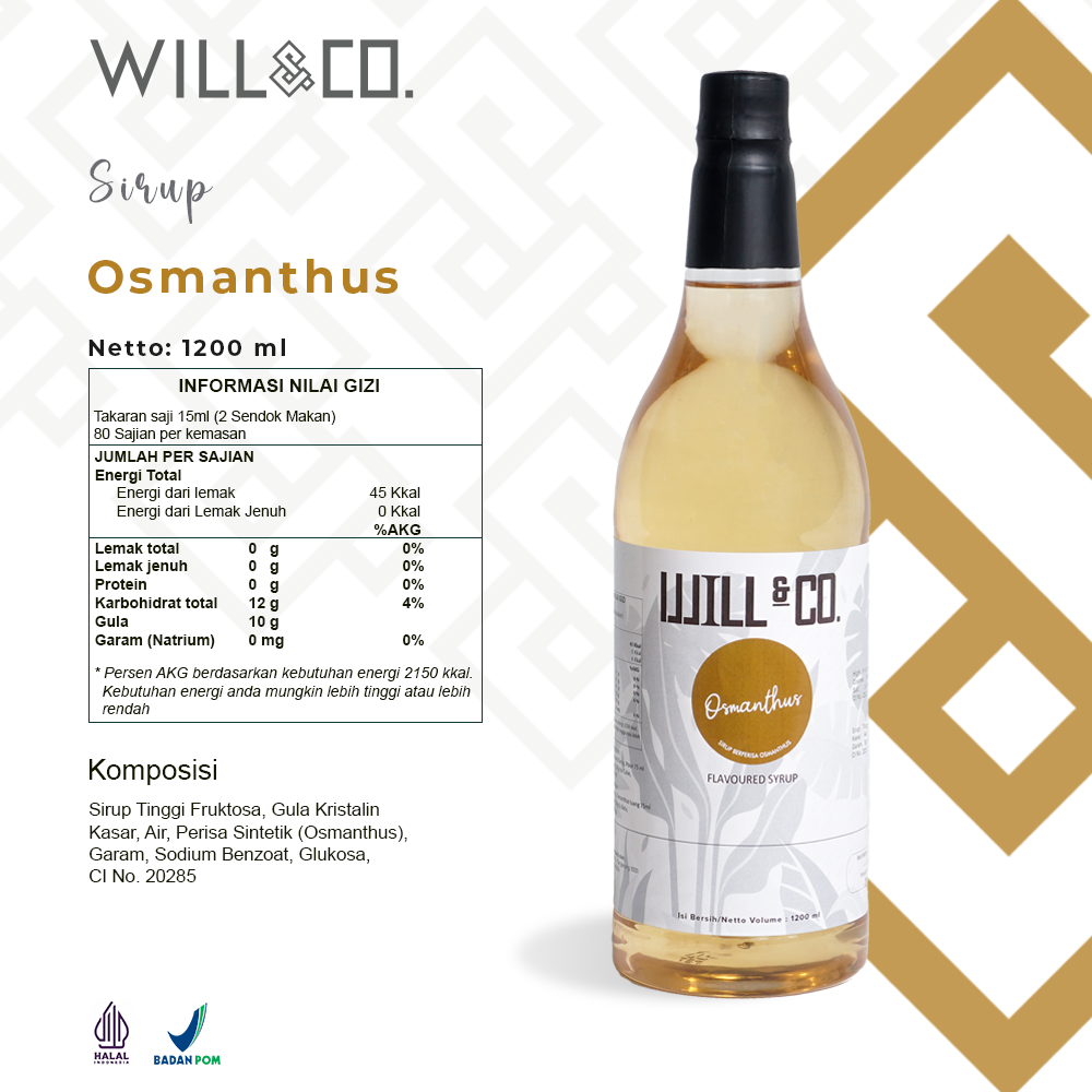 display 2 syrup osmanthus