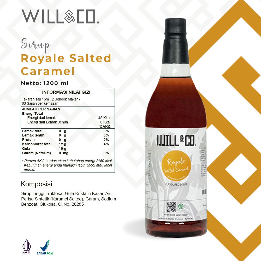 display 2 syrup royale salted caramel