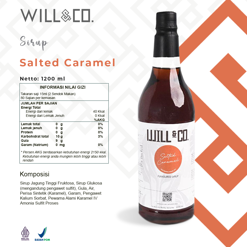 display 2 syrup salted caramel